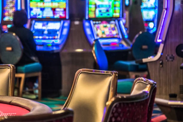 Live roulette table with spinning wheel and betting layout